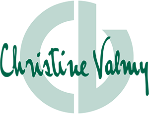 Christine Valmy Logo and Signature