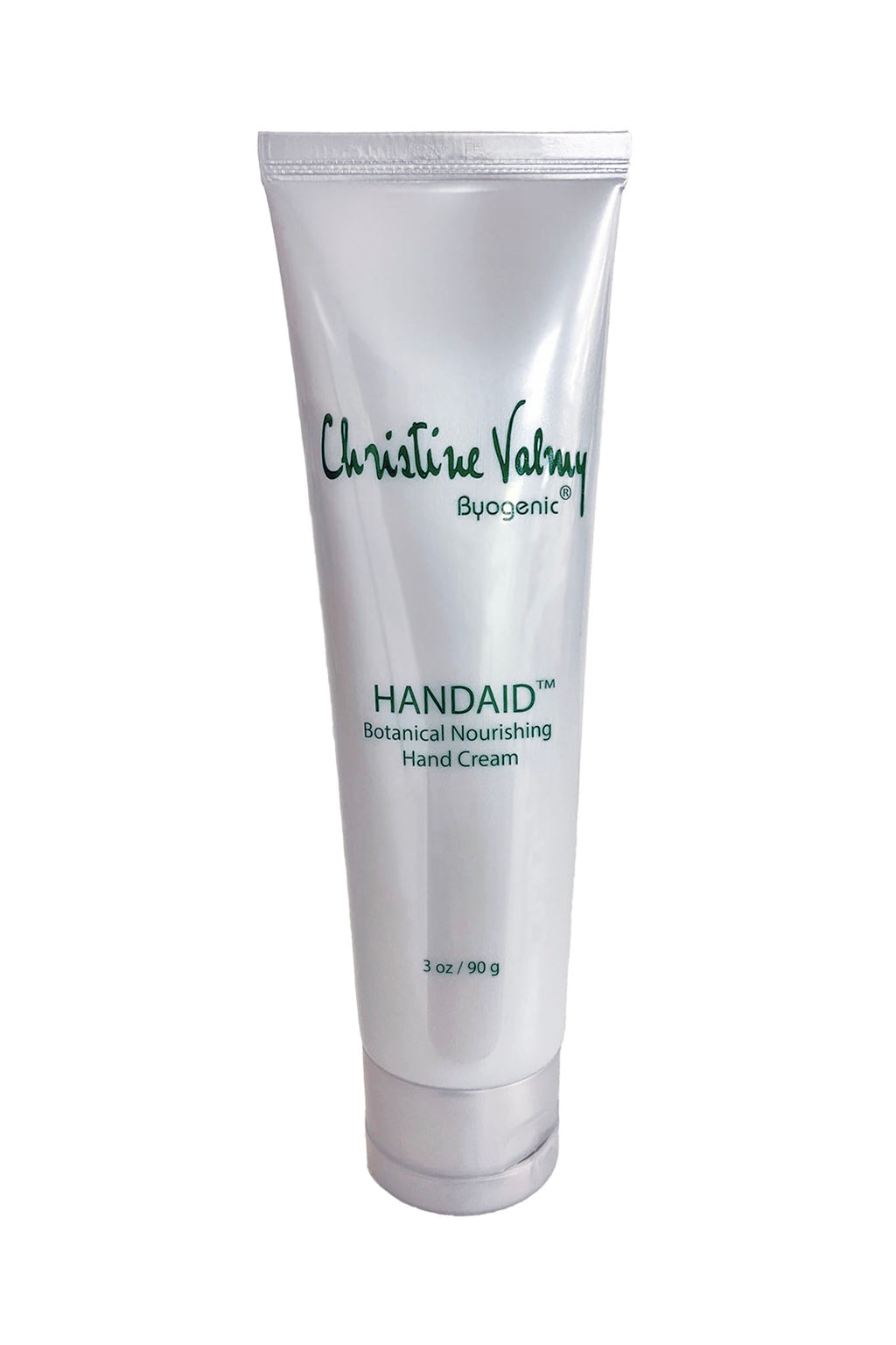 Christine Valmy Handaid botanical nourishing hand cream for chapped hands.