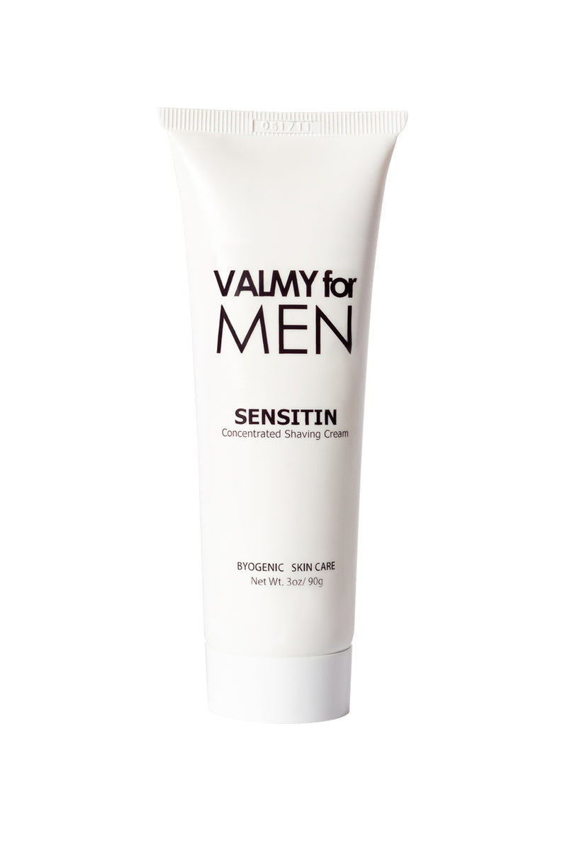 Christine Valmy Sensitin, soothing shaving cream for men.