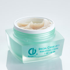 Christine Valmy's all-natural Special Creme #11: Conditioning Night Cream’s texture is shown