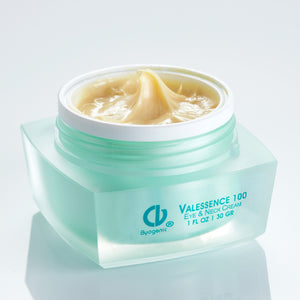 Christine Valmy's all-natural Valessence 100: Firming & Anti-Wrinkle Eye Cream’s texture is shown